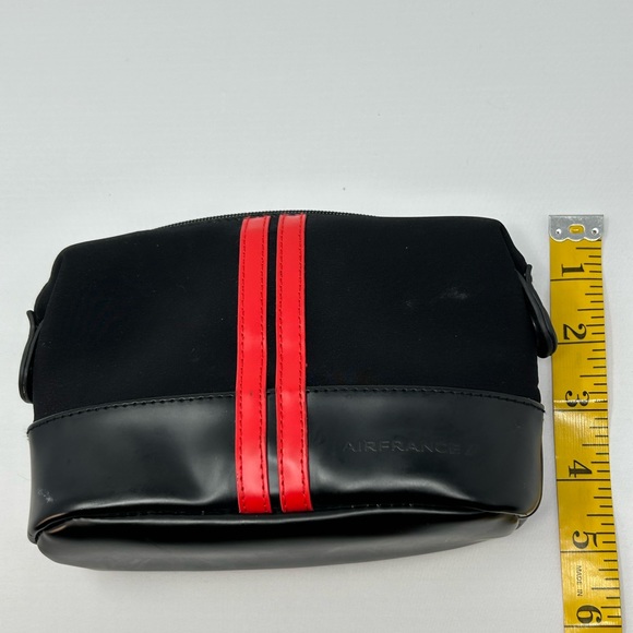 Givenchy Air France's La Première bag cosmetic pouch amenity black red Rare - Picture 13 of 15